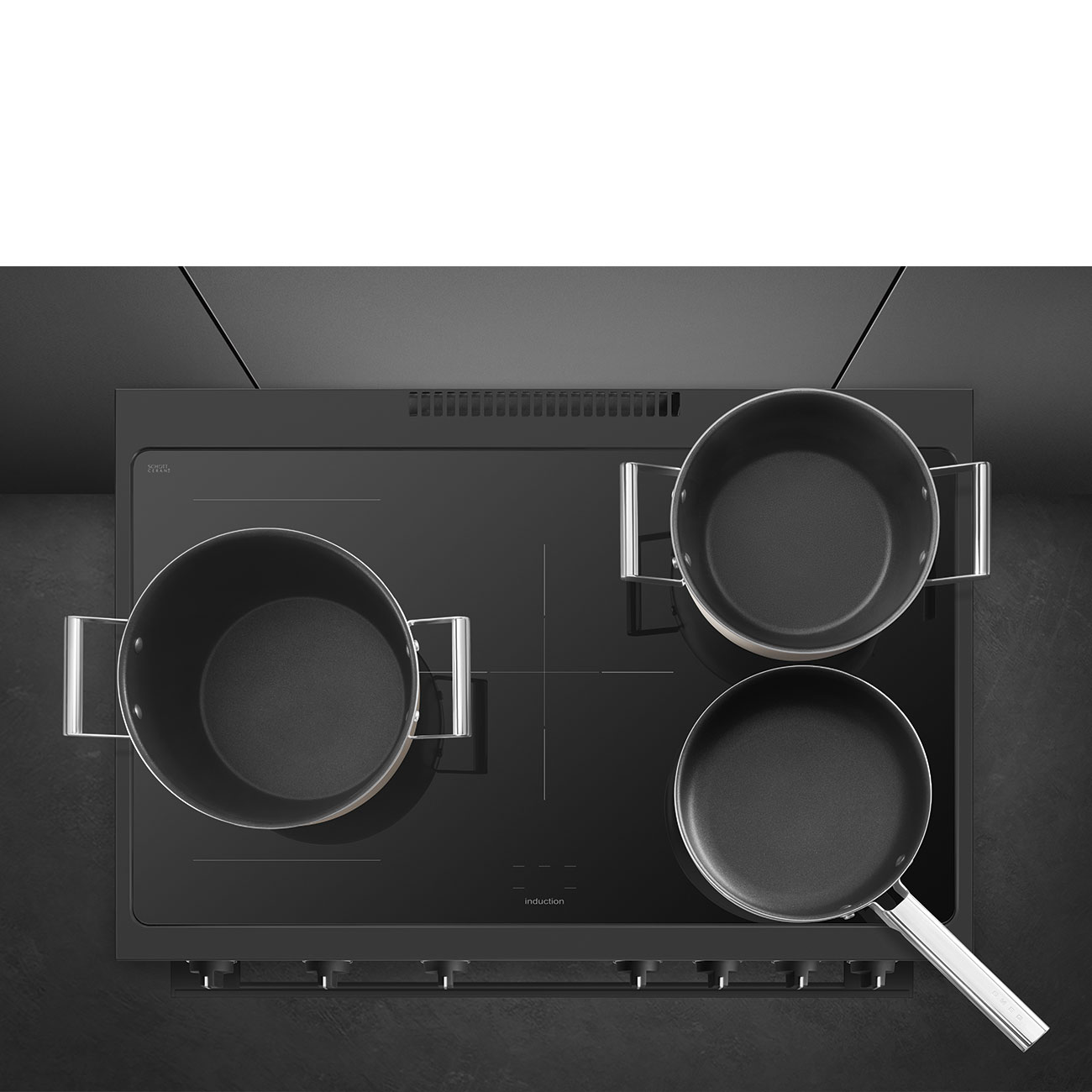 Smeg Anthracite Cooker with Induction Hob_8