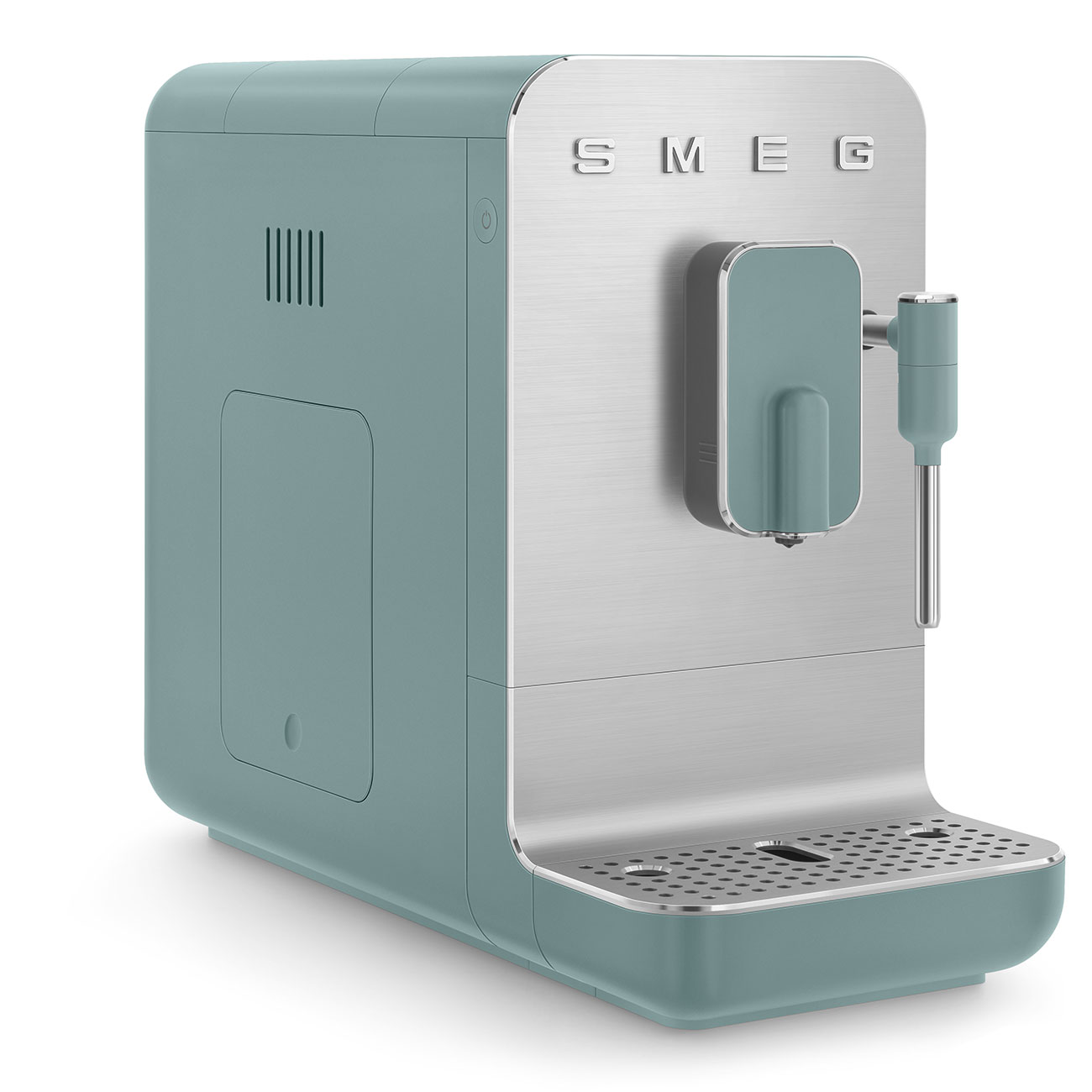 Smeg Emerald Green Espresso Manual Coffee Machine with Milk Forther - BCC02EGMUK_6
