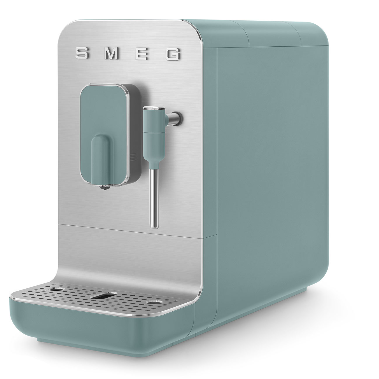 Smeg Emerald Green Espresso Manual Coffee Machine with Milk Forther - BCC02EGMUK_7