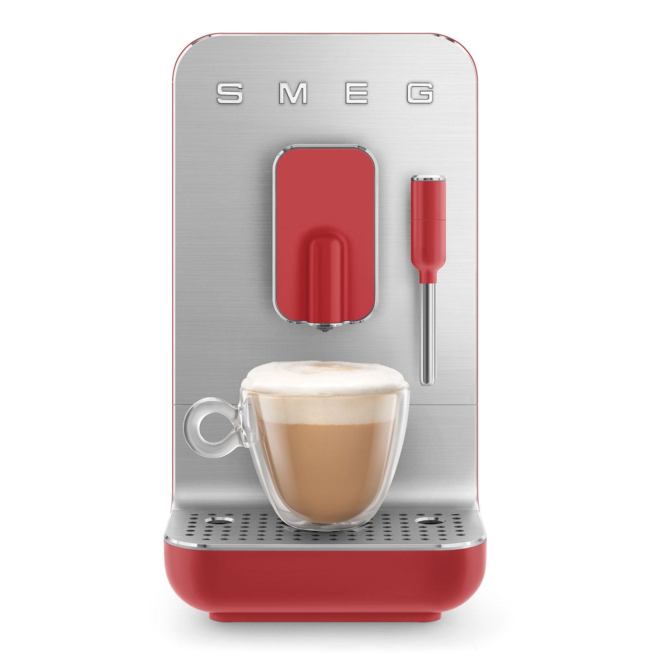 Smeg | Röd Helautomatisk espressomaskin | BCC02RDMEU_11