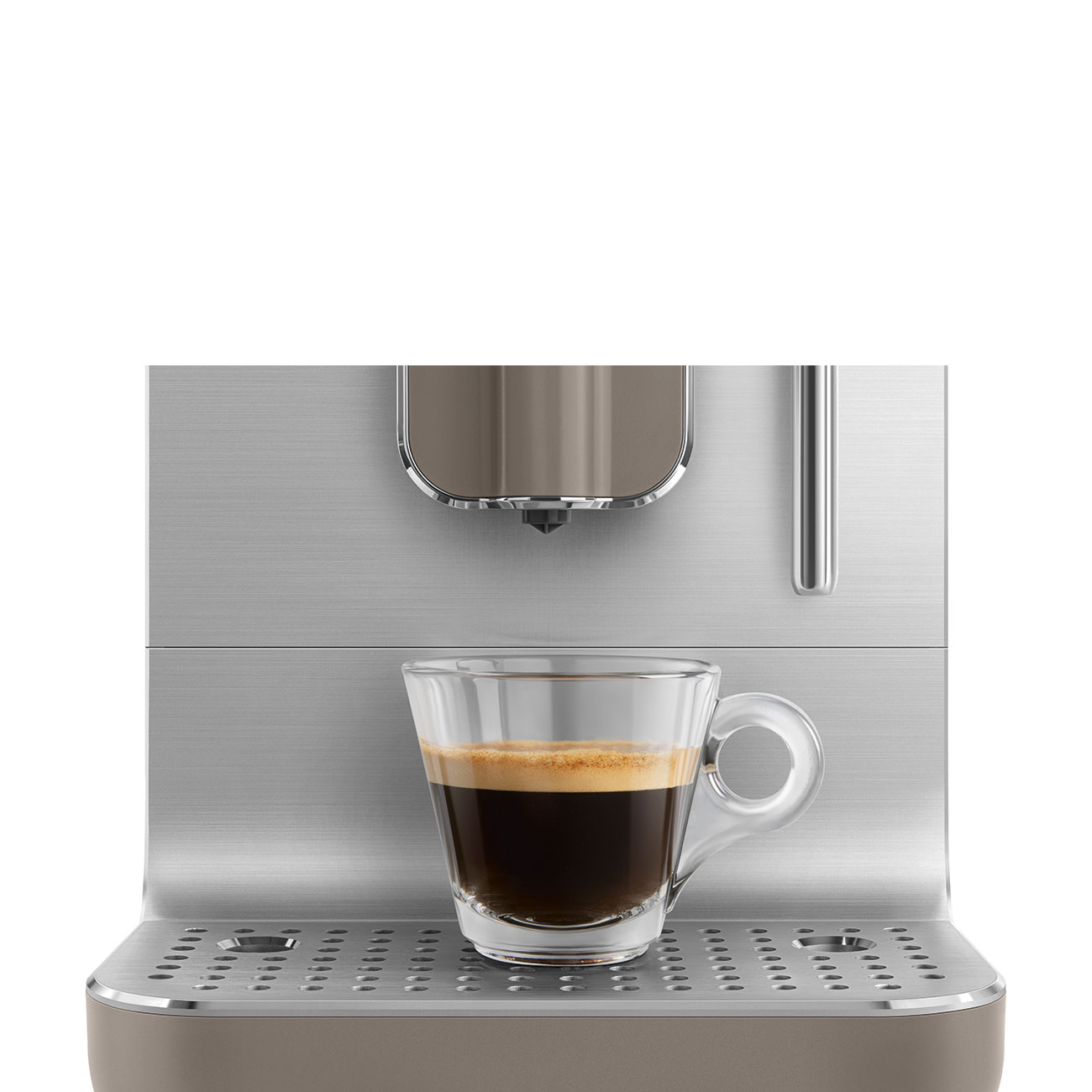 Smeg | Kaffemaskin, melkeskummer Taupe - BCC02TPMEU_8
