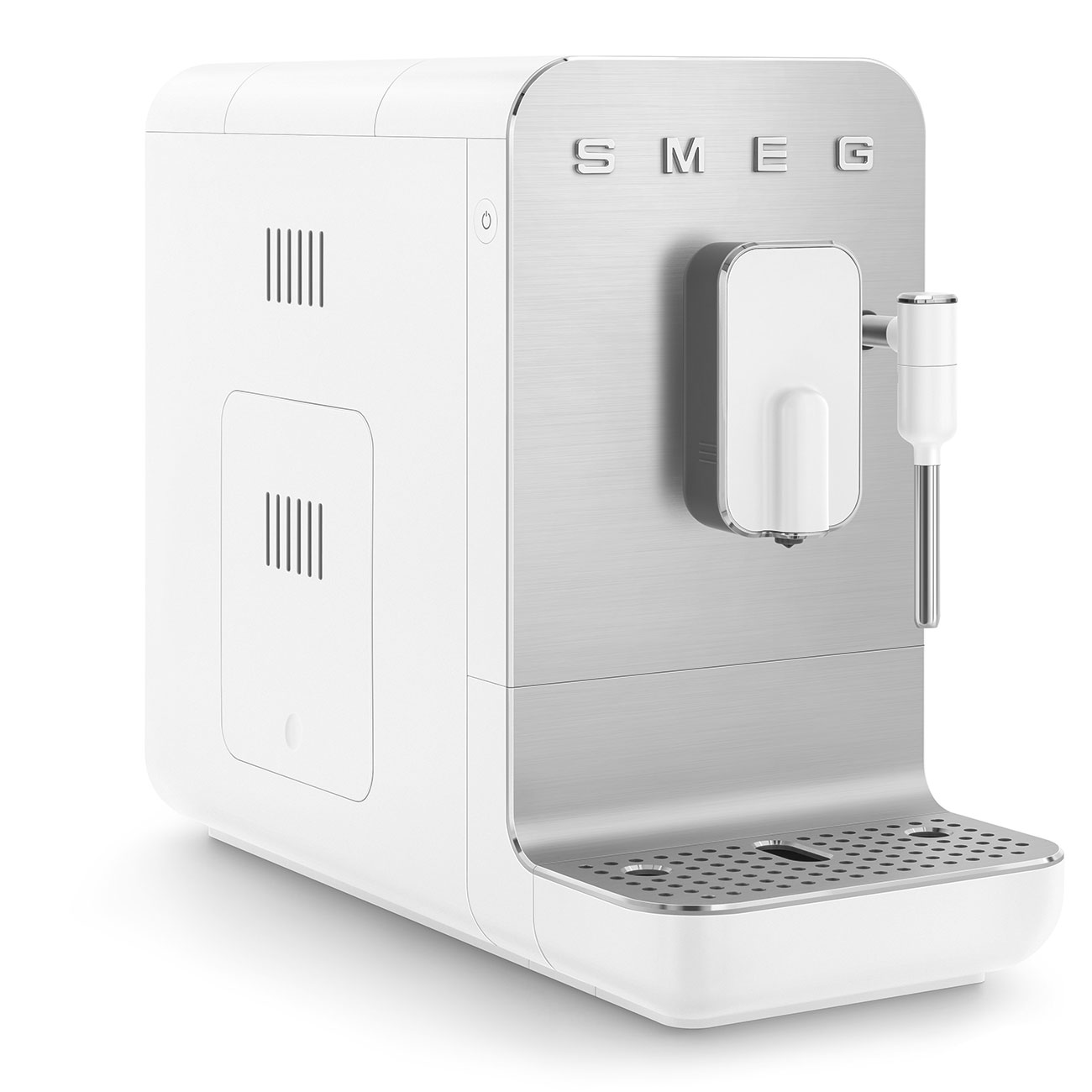 Smeg White Espresso Manual Coffee Machine with Milk Forther - BCC12WHMUK_5