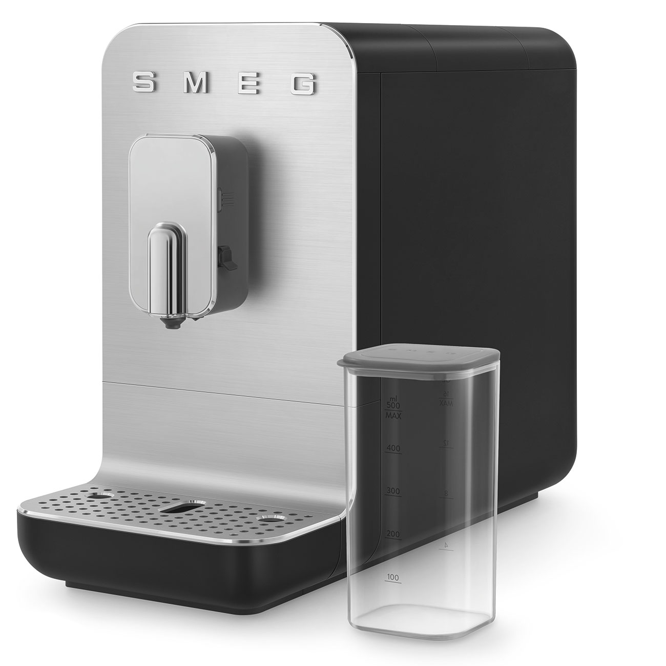 Cafetera Negro Superautomática con sistema de leche integrado Smeg_4