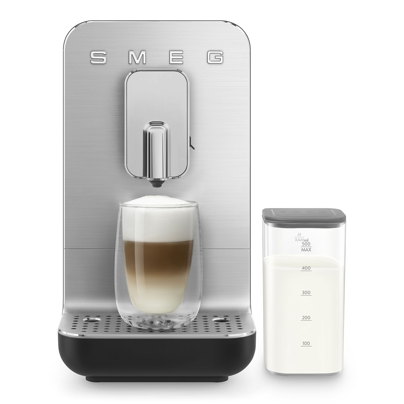 SMEG Schwarz Kaffeevollautomat mit Milchfunktion_5