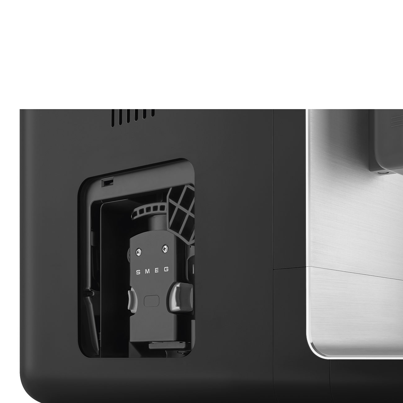 Smeg Black Bean To Cup Coffee Machine with integrated milk tank_8