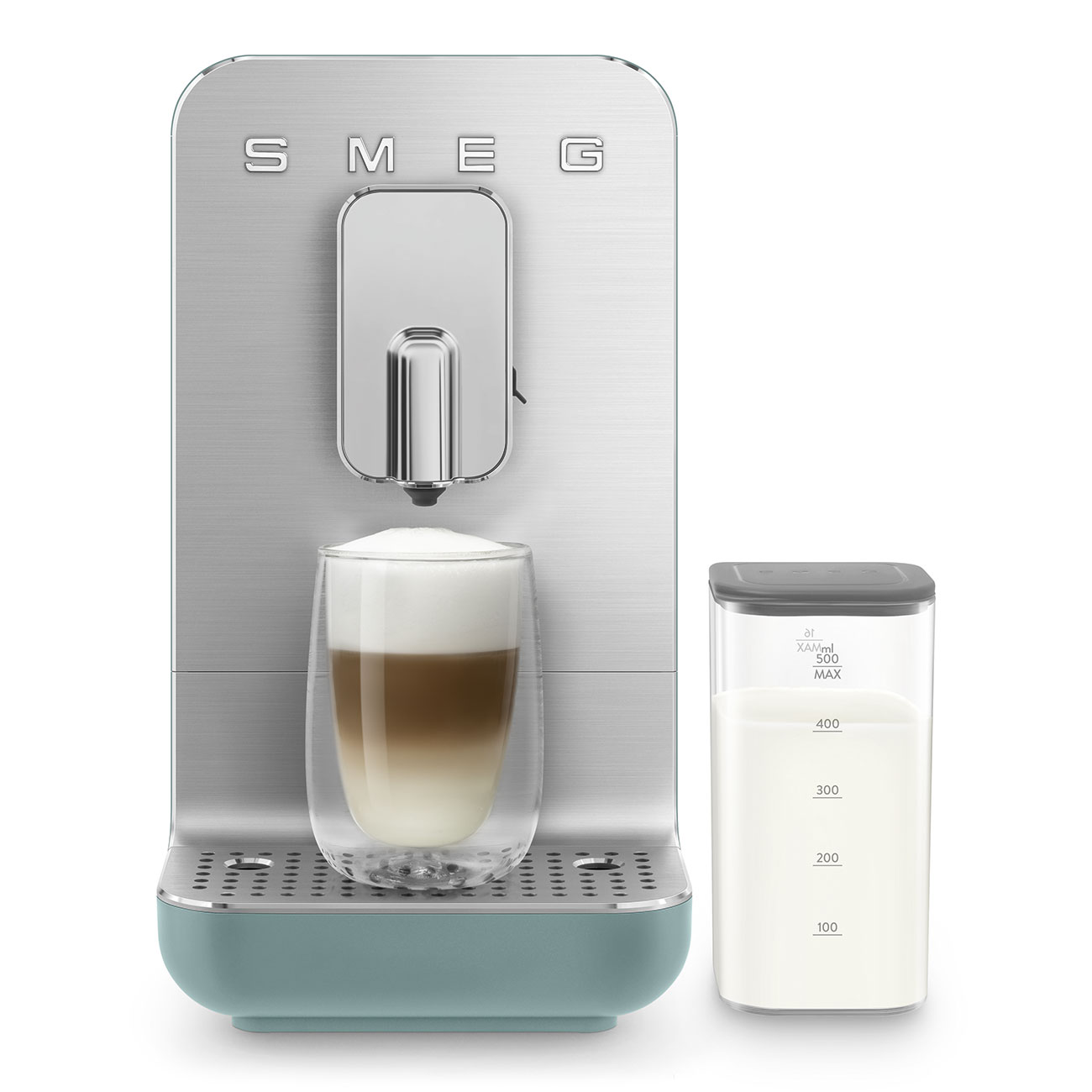 Smeg Emerald Green Espresso Automatic Coffee Machine with integrated milk system_5