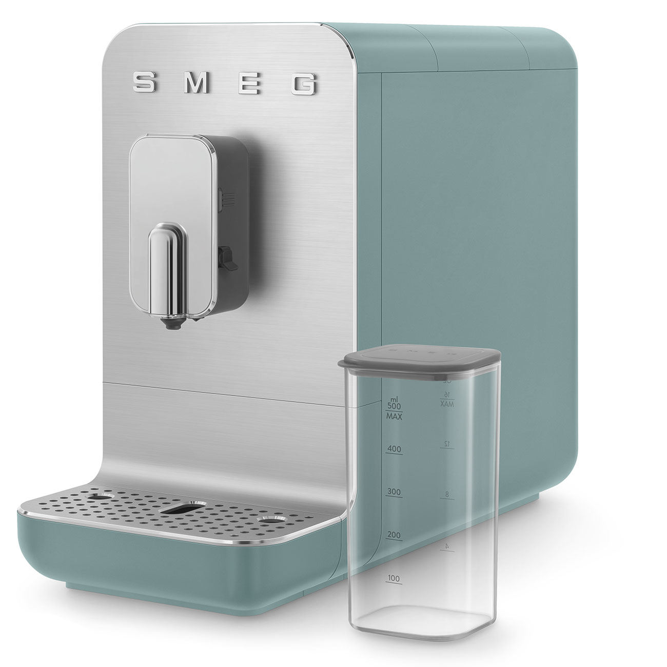 Smeg Emerald Green Bean To Cup Coffee Machine with integrated milk tank_7