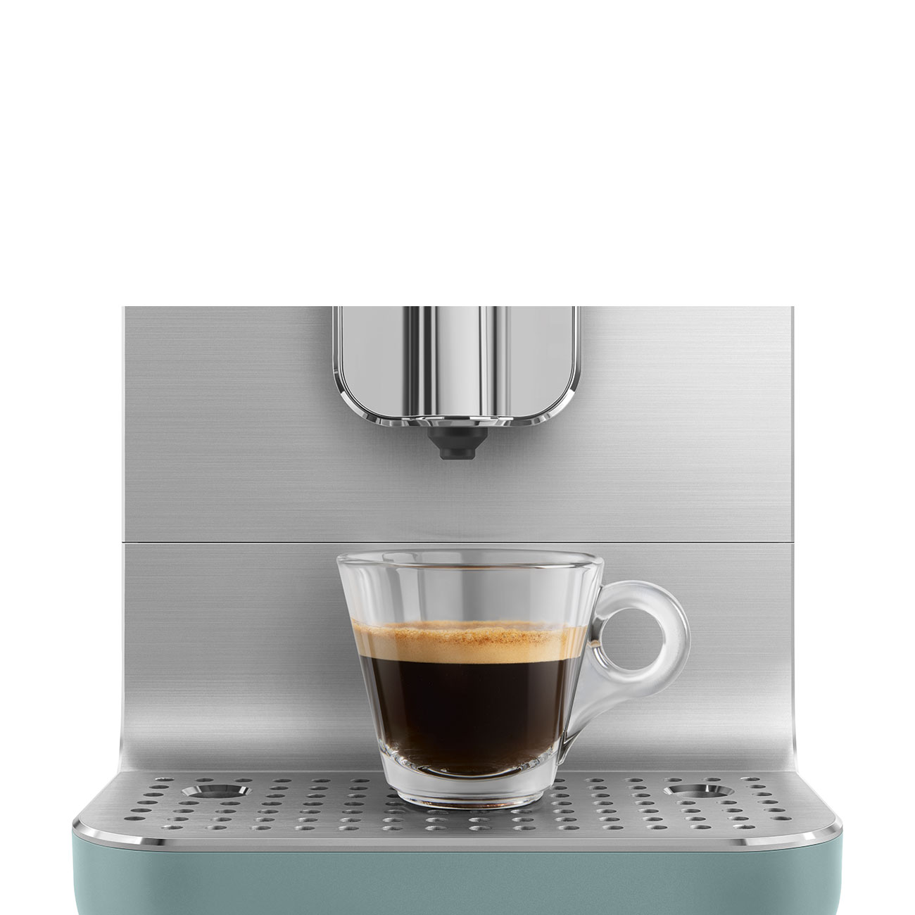 Smeg Emerald Green Bean To Cup Coffee Machine with integrated milk tank_9