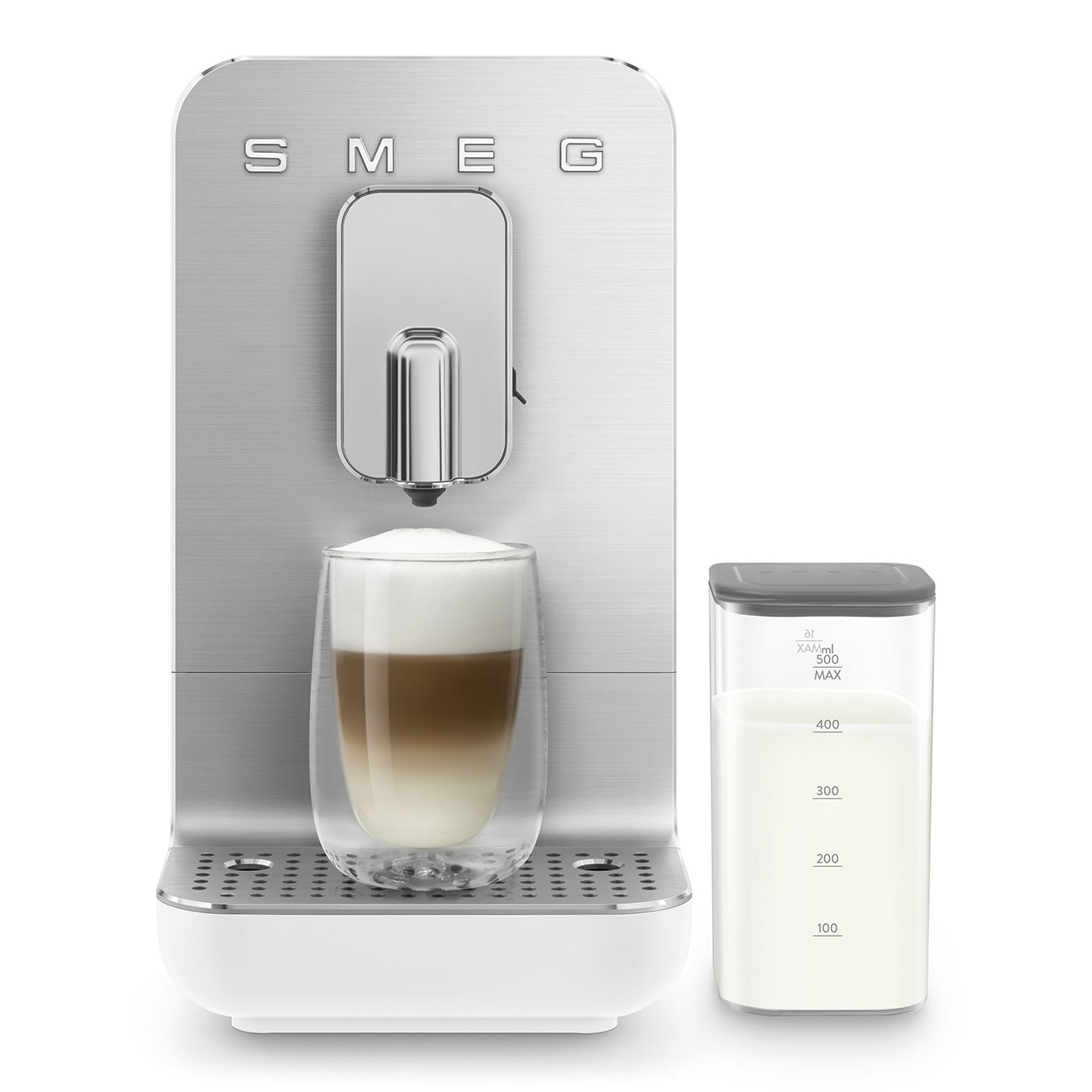 Smeg White Espresso Automatic Coffee Machine with integrated milk system_5