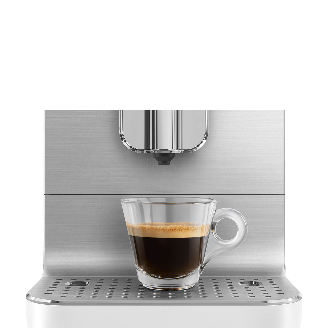 Smeg White Bean To Cup Coffee Machine with integrated milk tank_9