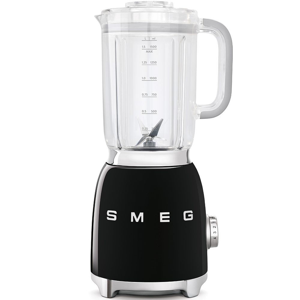 Black jug blender by Smeg - BLF01BLUK_1