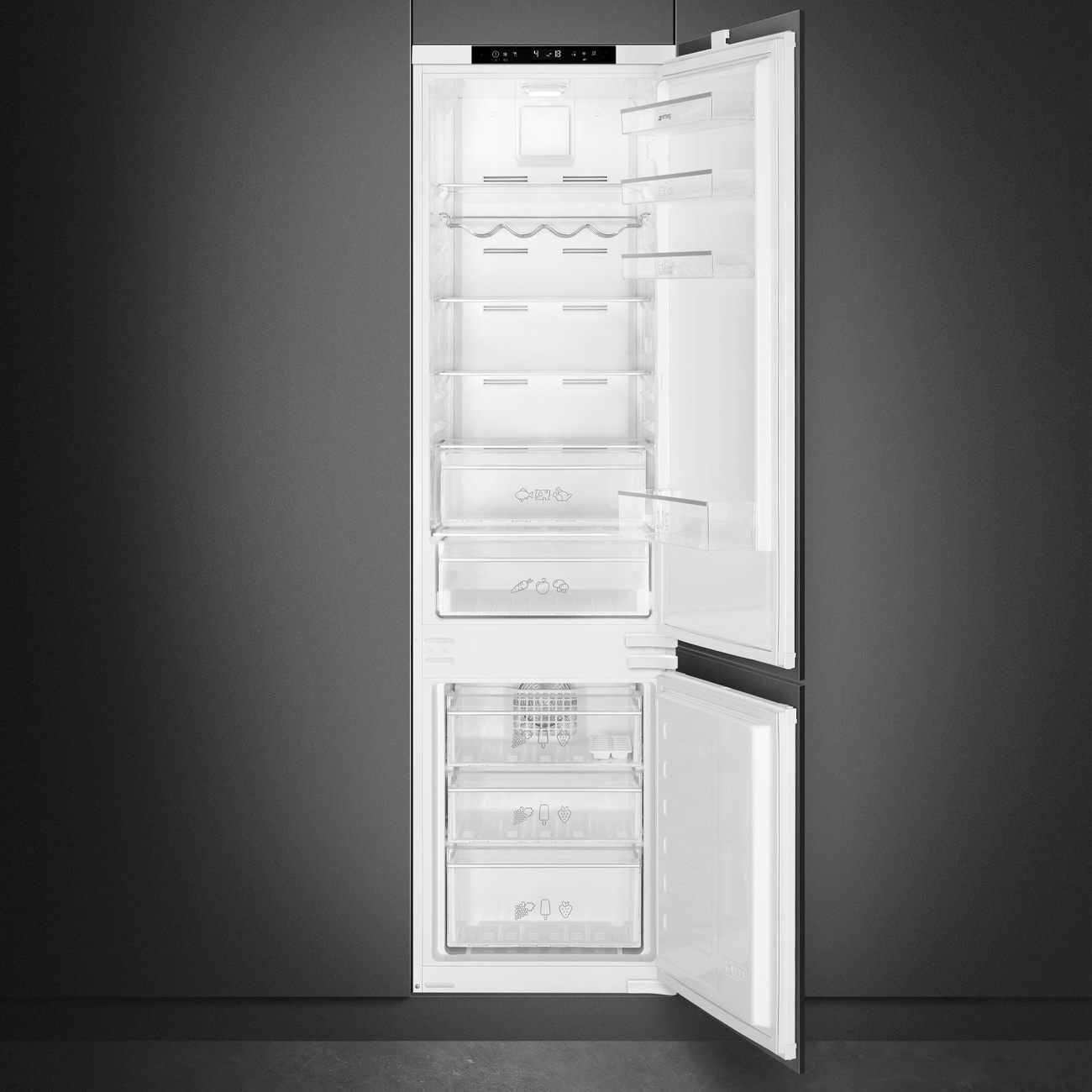 Koel-vriescombinatie Inbouw koelkast - Smeg_2