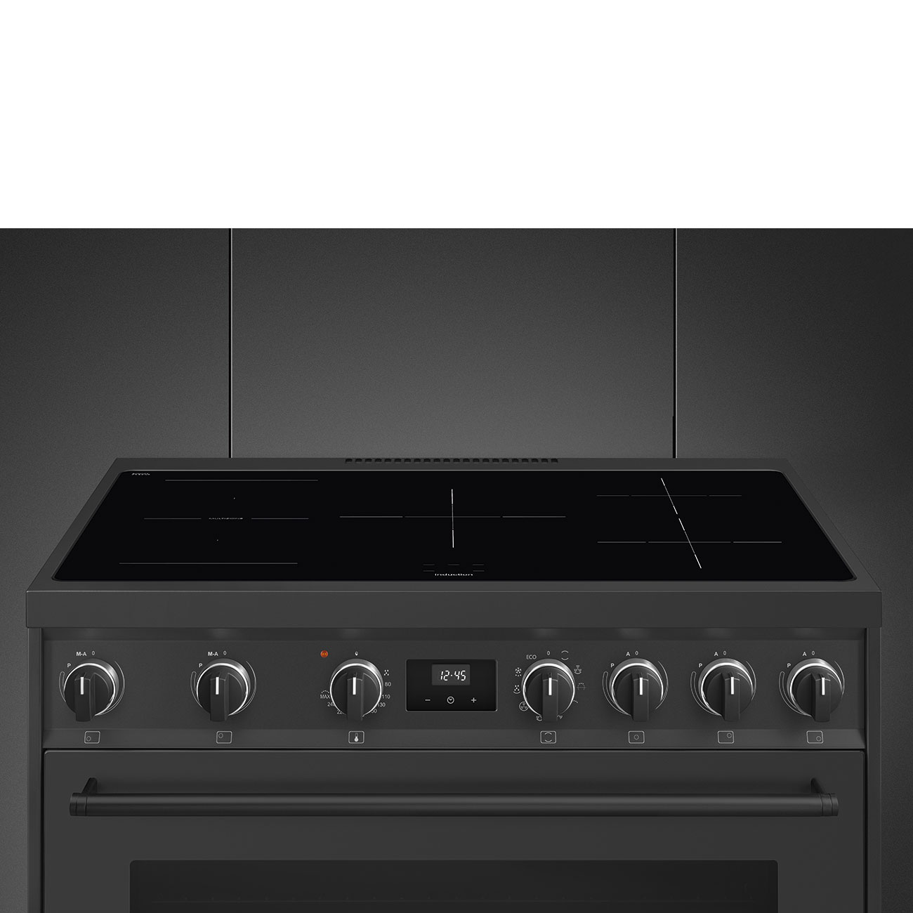 Smeg Anthracite Cooker with Induction Hob_7