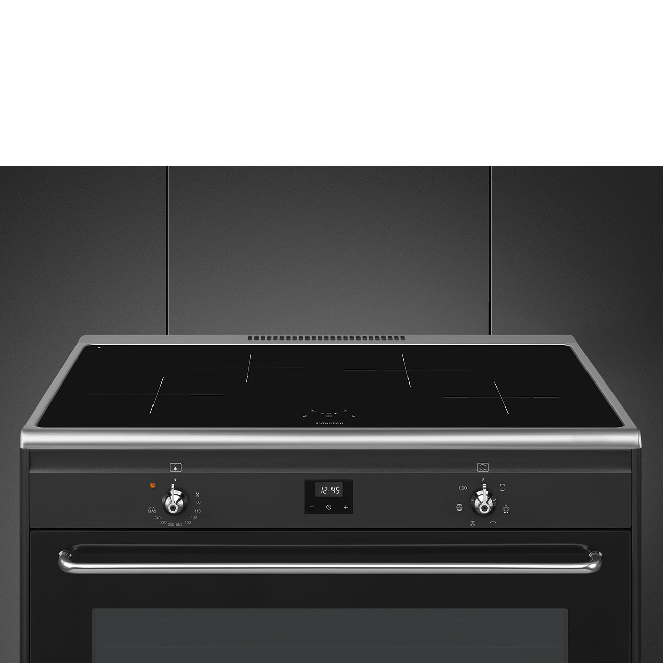 Smeg Anthracite Cooker with Induction Hob_6
