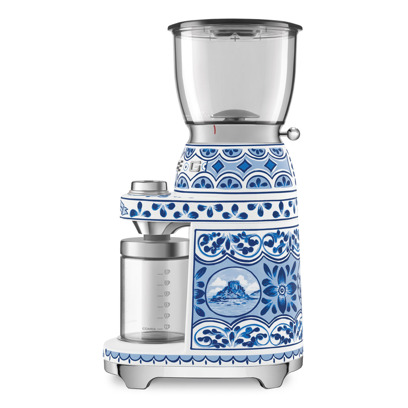 Decorated / Special Coffee Grinder featuring a conical burr - CGF01DGBUK - Smeg_2