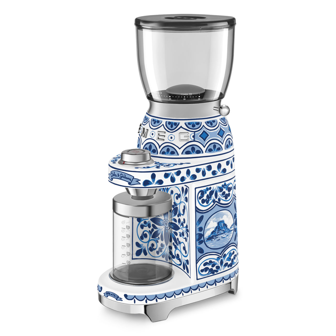 Decorated / Special Coffee Grinder featuring a conical burr - CGF01DGBUK - Smeg_5