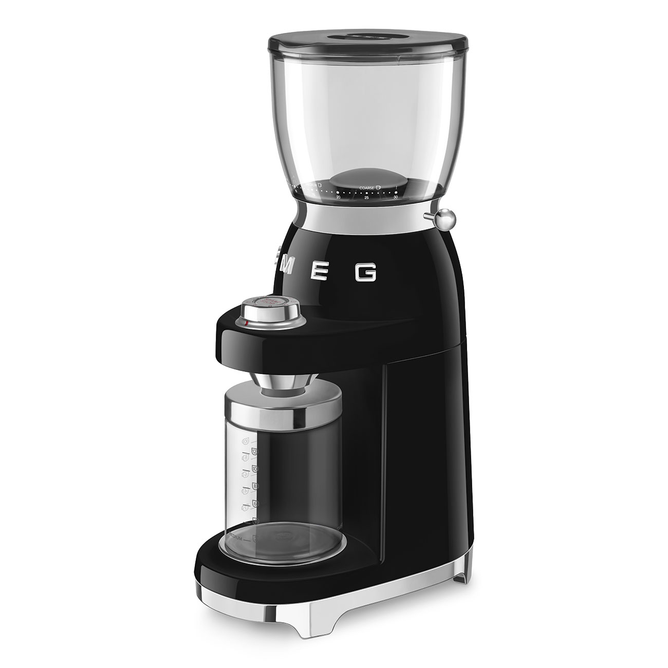 Black Coffee Grinder featuring a conical burr - CGF11BLUK - Smeg_5