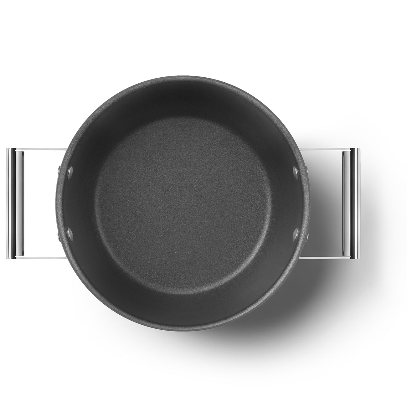 Smeg Black 24 cm Non-stick Casserole Dish - CKFC2411BLM_4