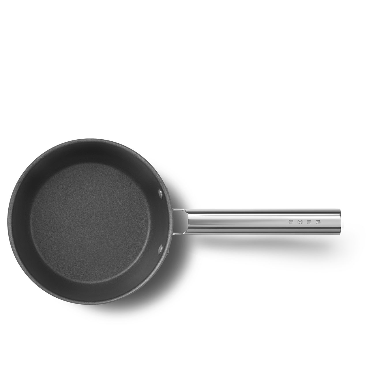 Smeg Black Non-stick Saucepan with glass lid and stainless steel handle_11