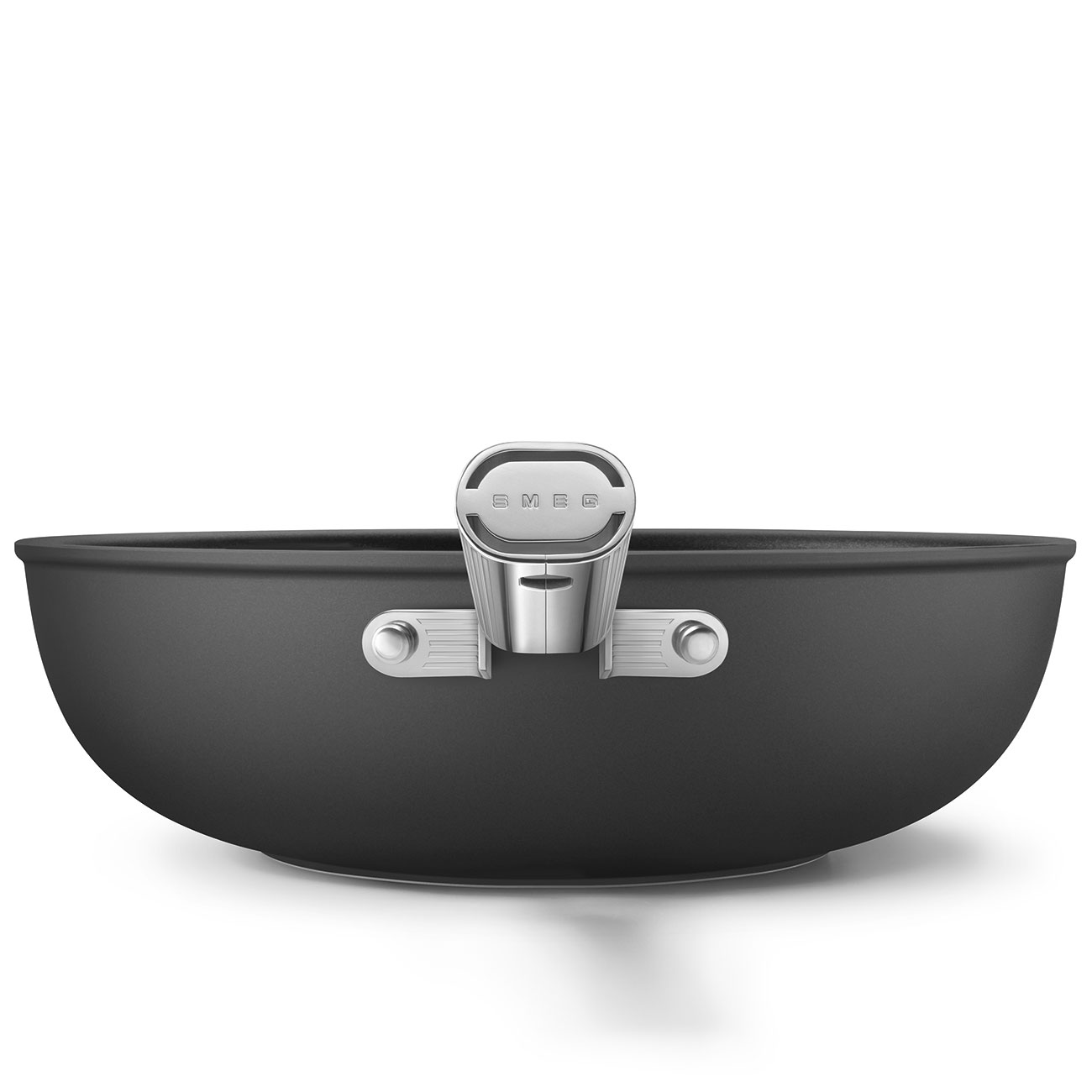 Smeg Black Non-stick Wok with Stainless Steel Handle - CKFW3001BLM_5