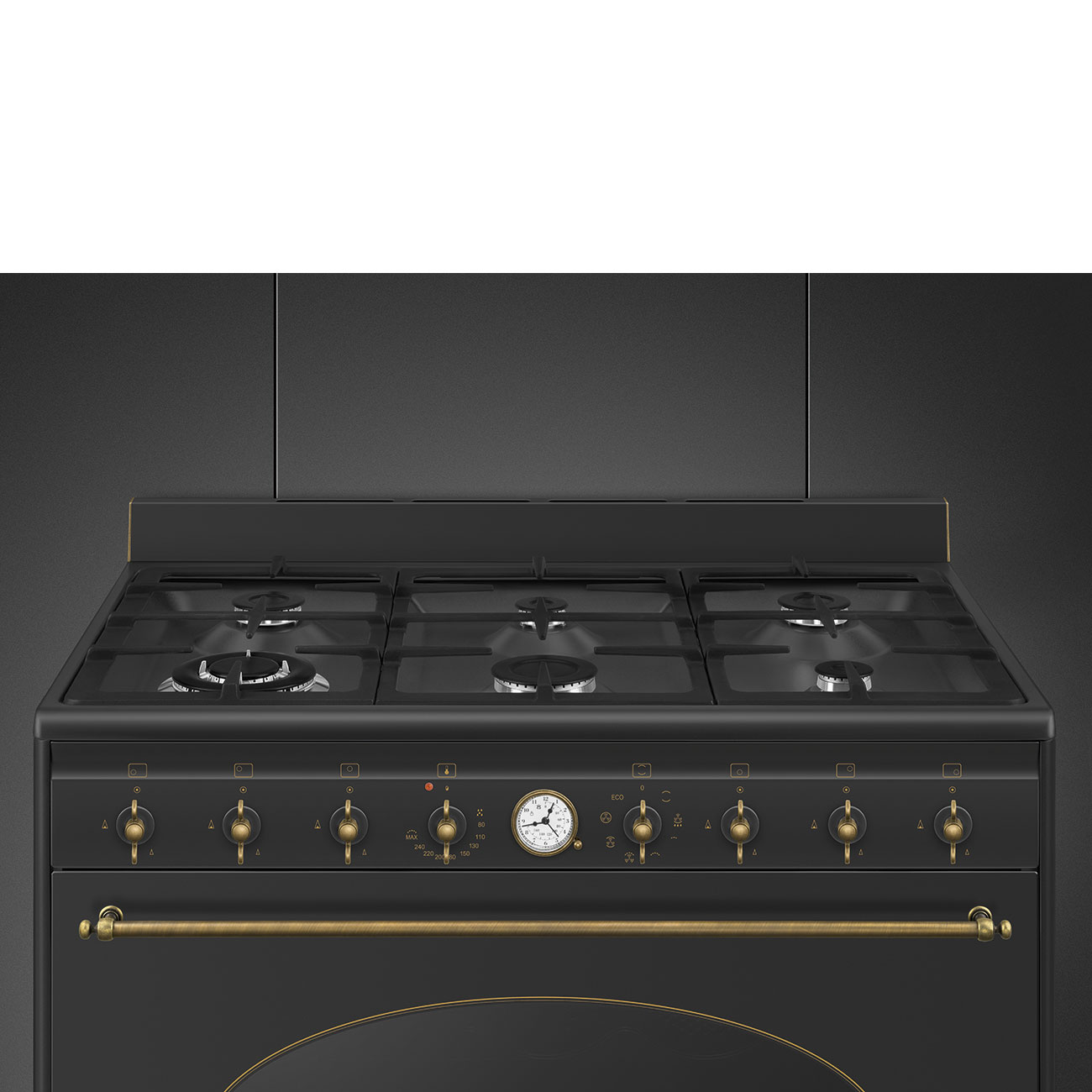 Smeg Anthracite Cooker with Gas Hob_6