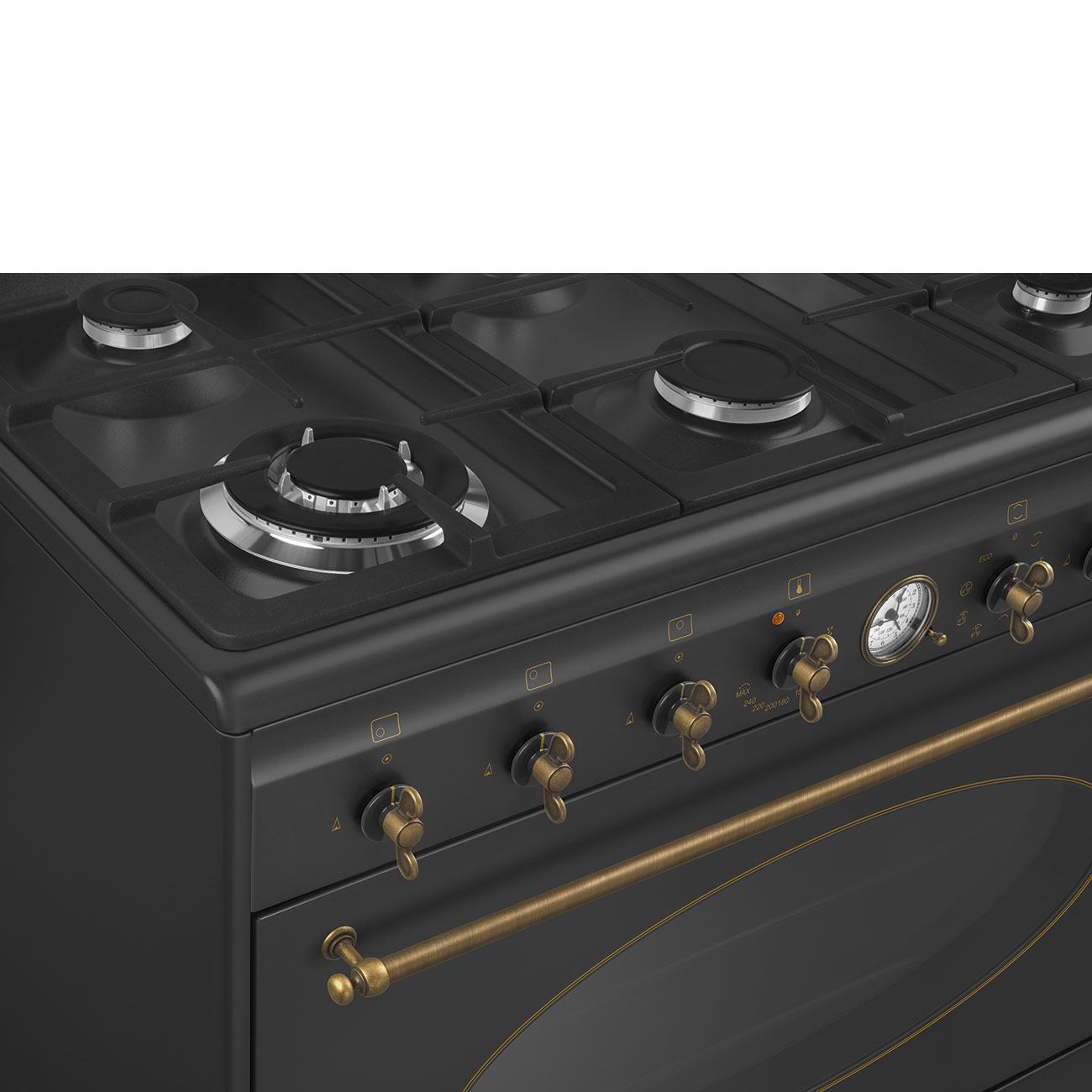 Smeg Anthracite Cooker with Gas Hob_7