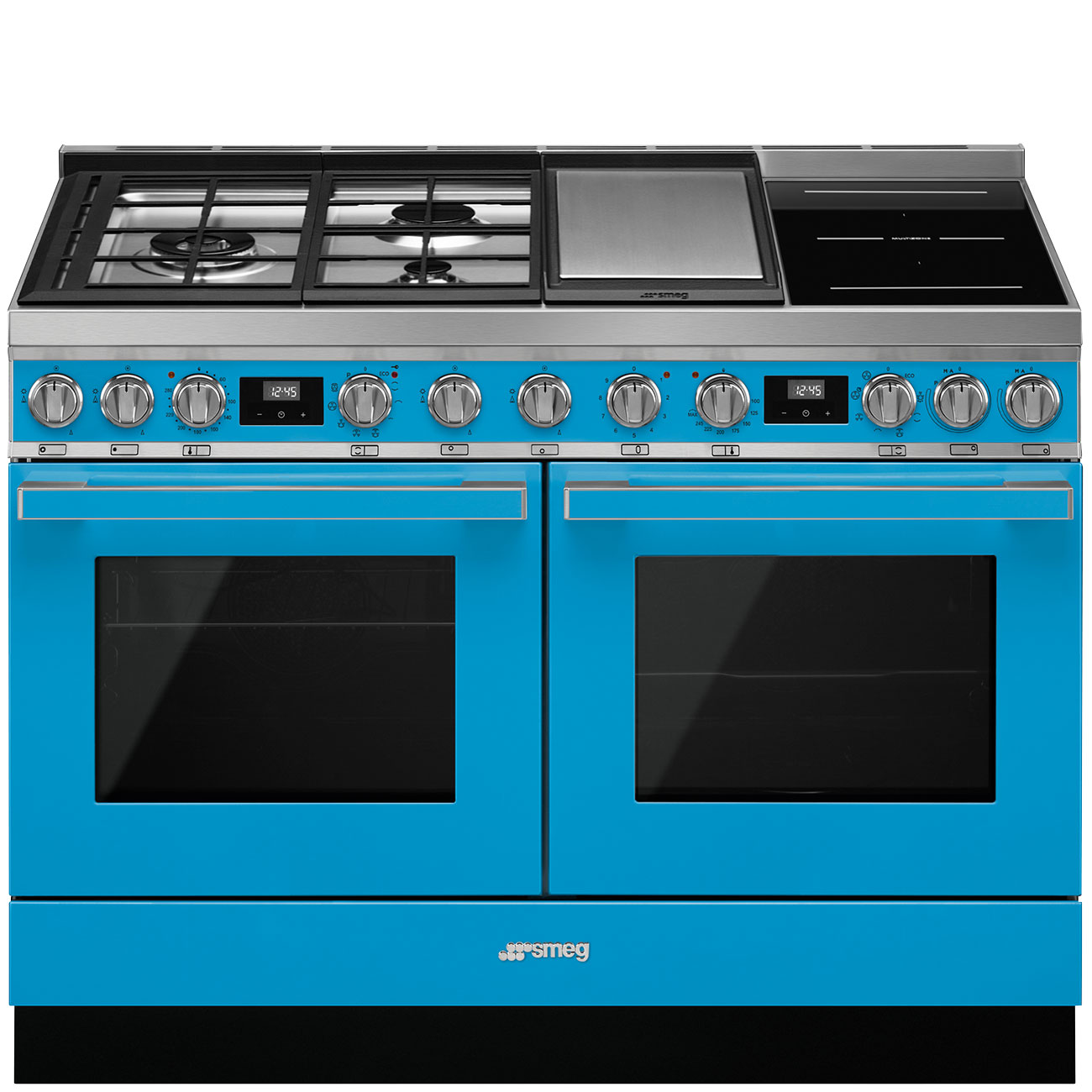 Smeg Turquese Cooker with Mixed Hob_1