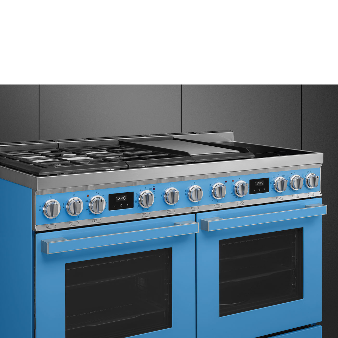 Smeg Turquese Cooker with Mixed Hob_5