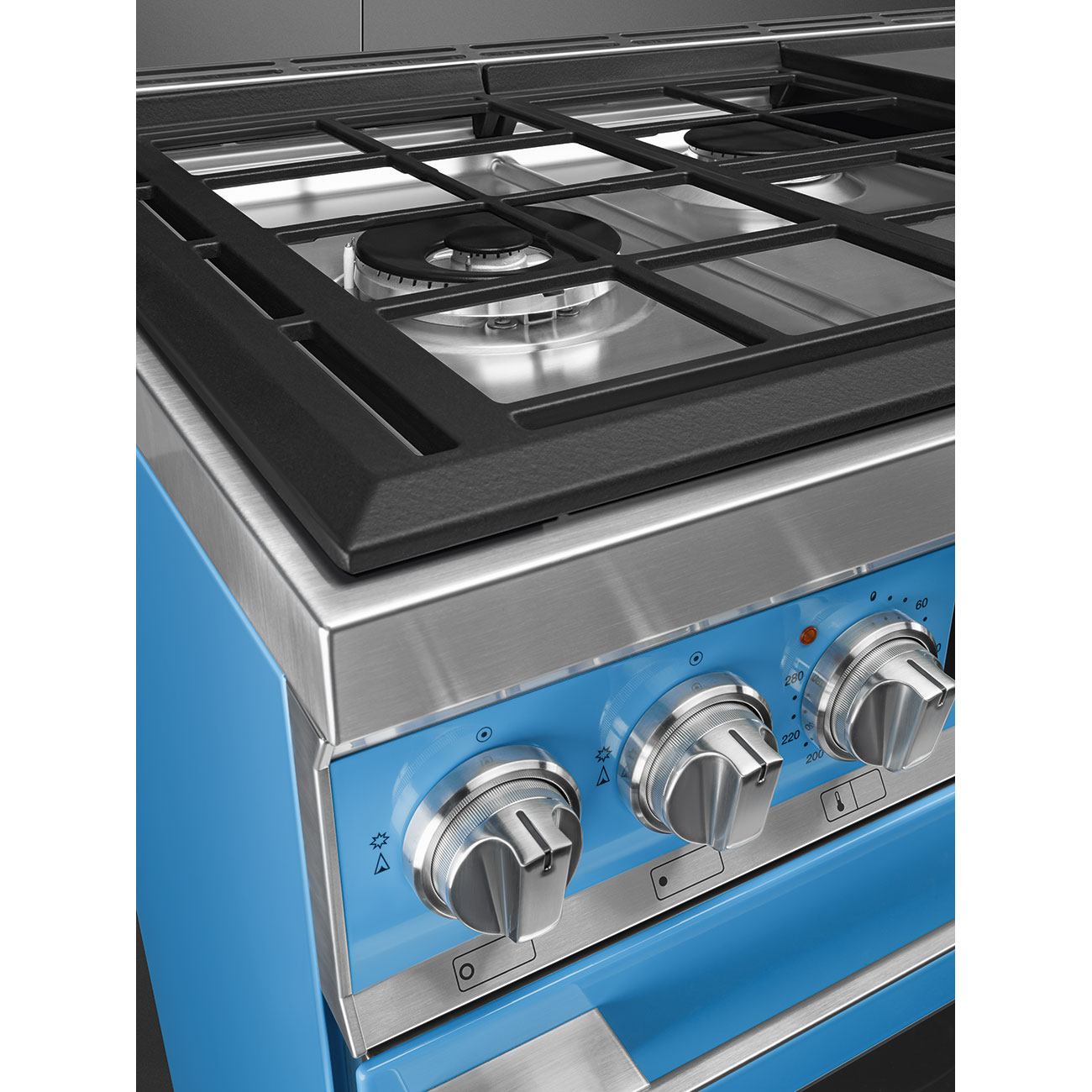 Smeg Turquese Cooker with Mixed Hob_6