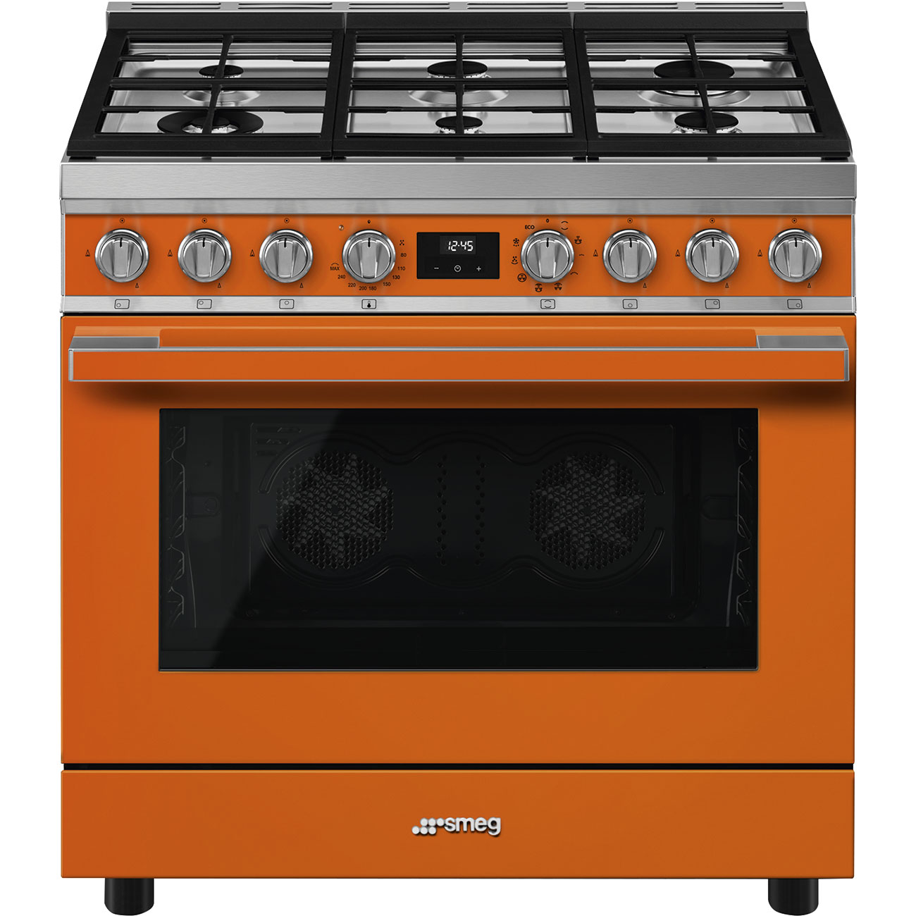 Cucina Smeg Arancione con piano cottura  Gas_1