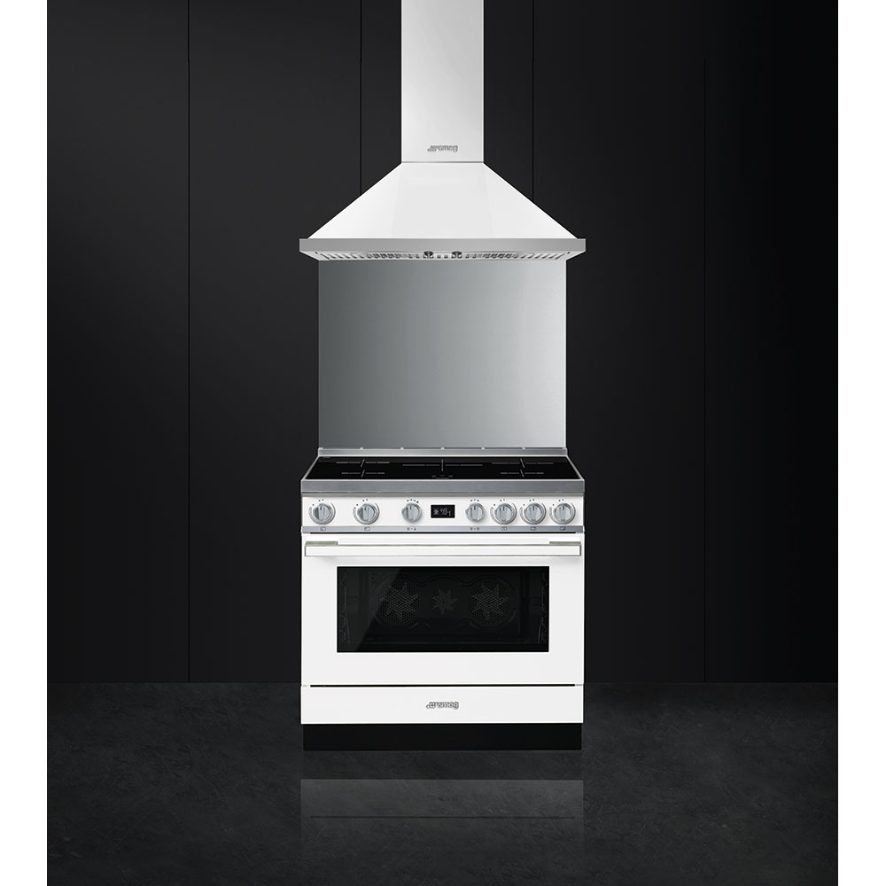 Smeg White Cooker with Induction Hob_2