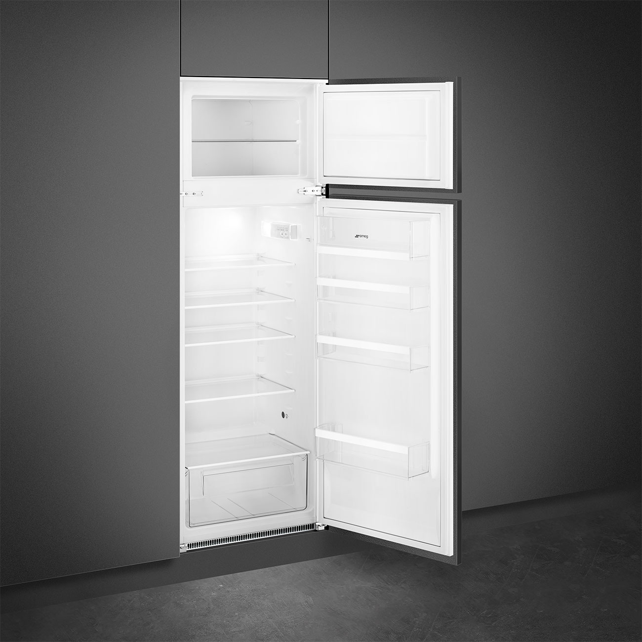 Dubbeldeurs Inbouw koelkast- Smeg_2