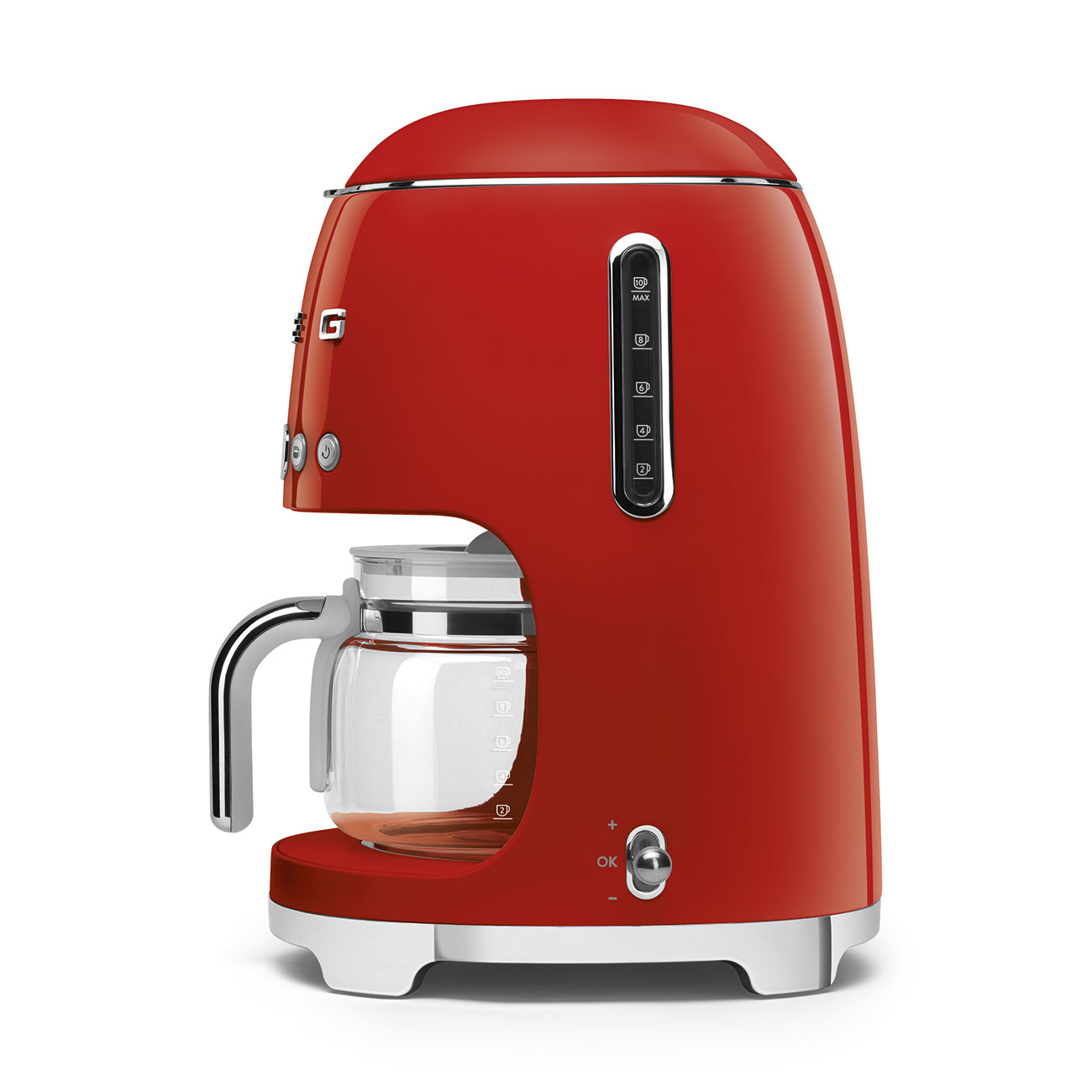 Smeg Rot Espressomaschine mit Siebträger_2