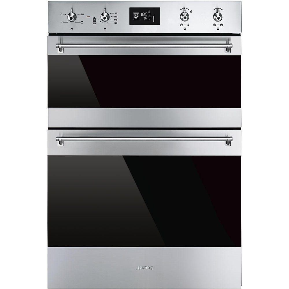 Stainless steel Double in column Oven - Smeg DOSF6390X_1