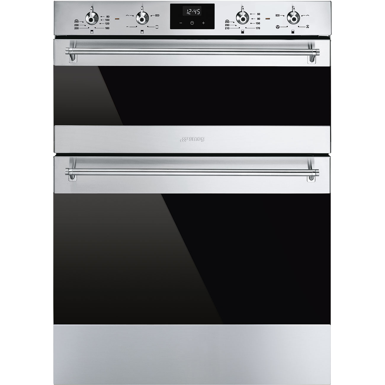 Stainless steel Double under-counter Oven - Smeg DUSF6300X_1