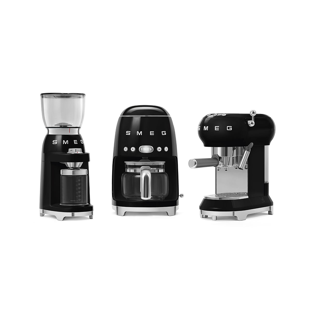 Smeg Black Espresso Manual Coffee Machine_7