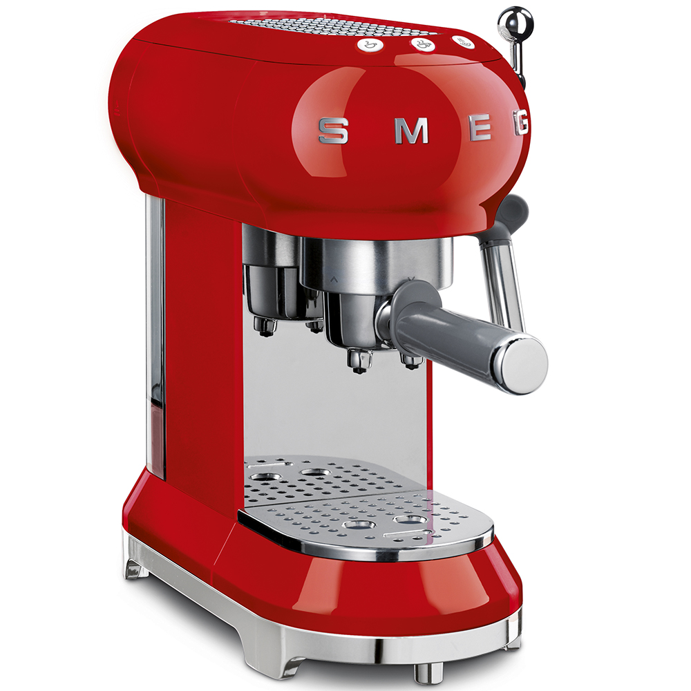 Smeg | Röd Manuell espressomaskin | ECF01RDEU_1