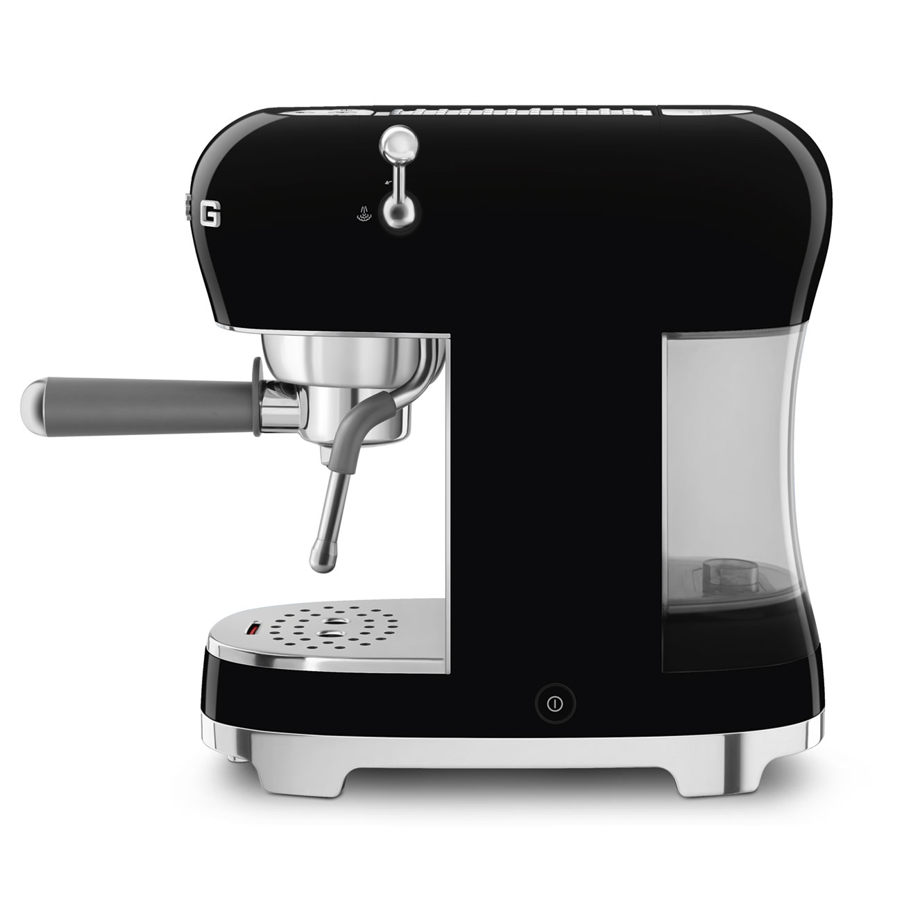 Smeg Black Espresso Manual Coffee Machine with Steam Wand_2