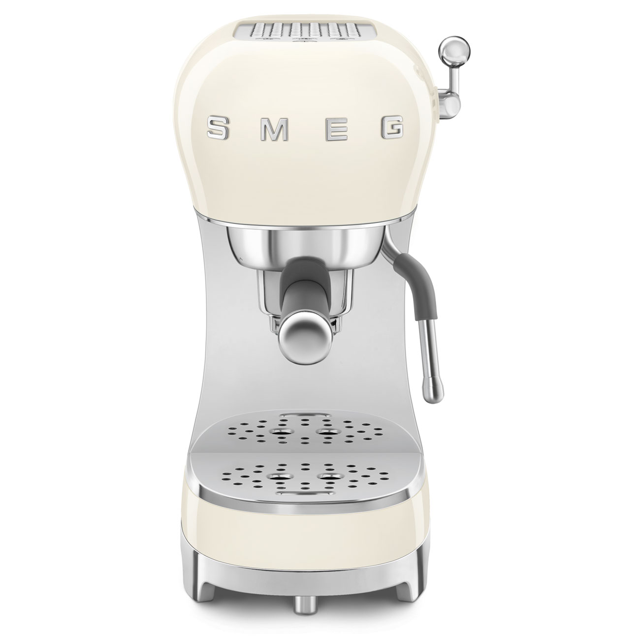 Smeg Cream Espresso Manual Coffee Machine with Steam Wand_1