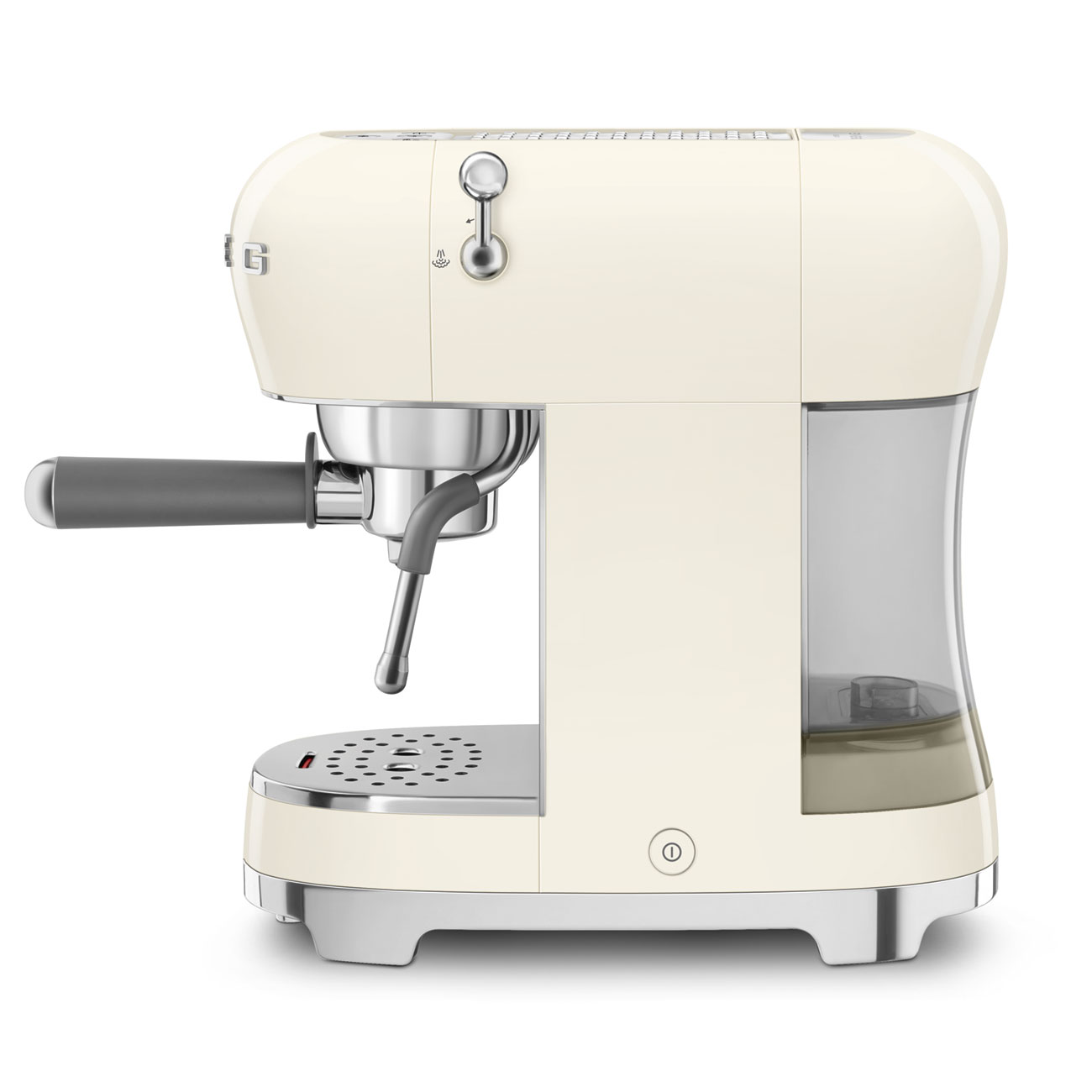 Smeg Cream Espresso Manual Coffee Machine with Steam Wand_2