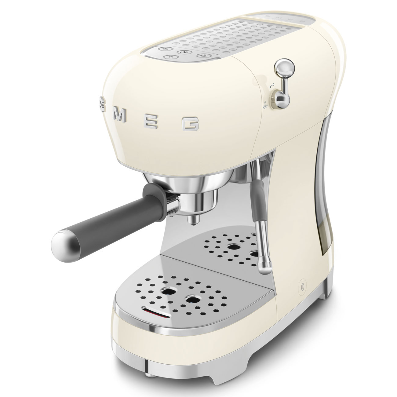Smeg Cream Espresso Manual Coffee Machine with Steam Wand_8