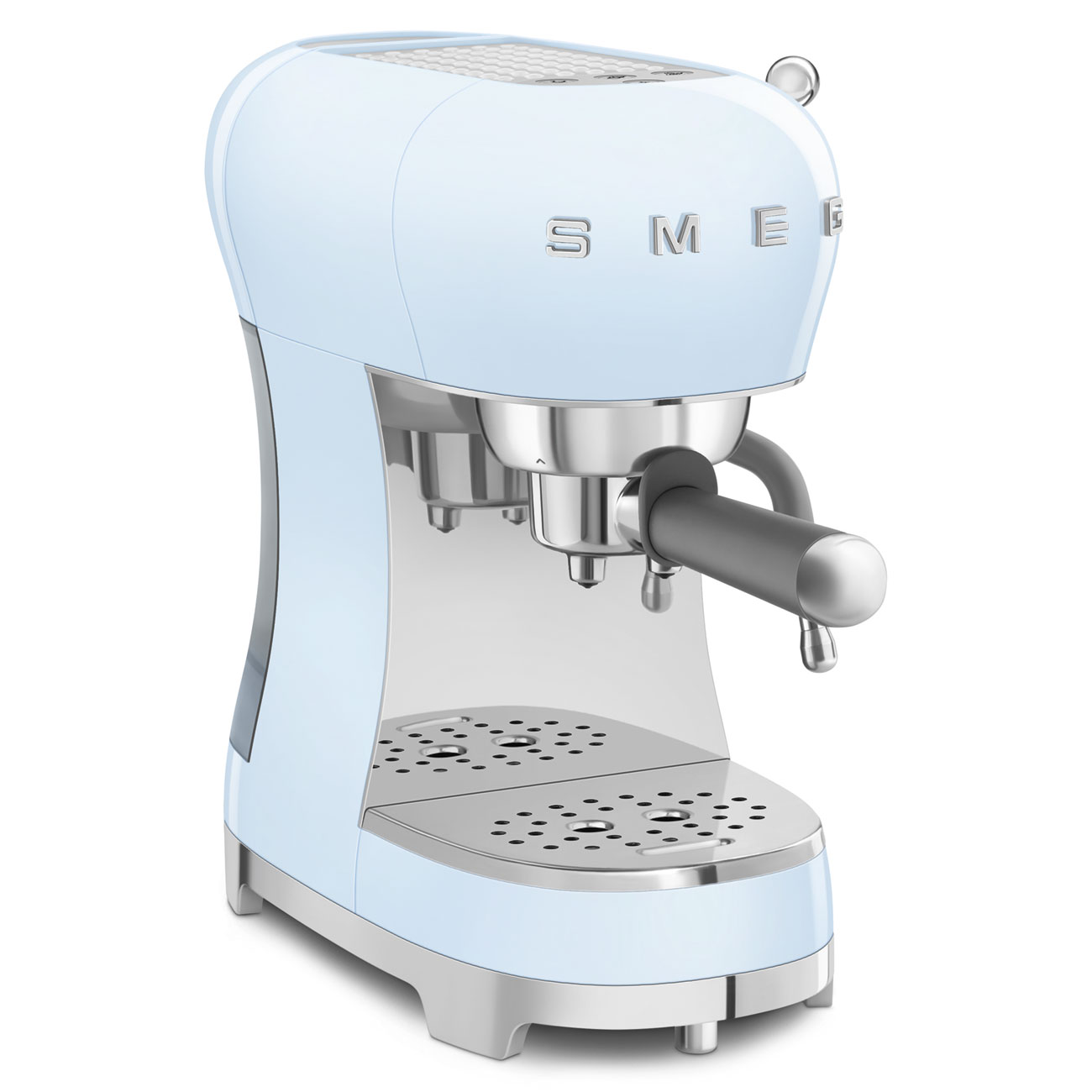 Smeg Pastel Blue Espresso Manual Coffee Machine with Steam Wand_3