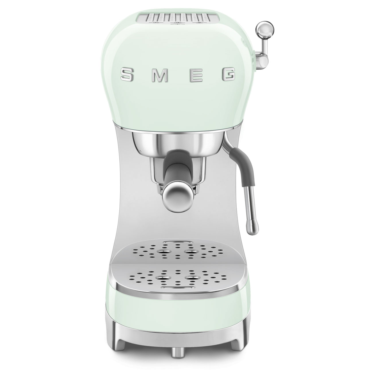 Smeg Pastel Green Espresso Manual Coffee Machine with Steam Wand_1
