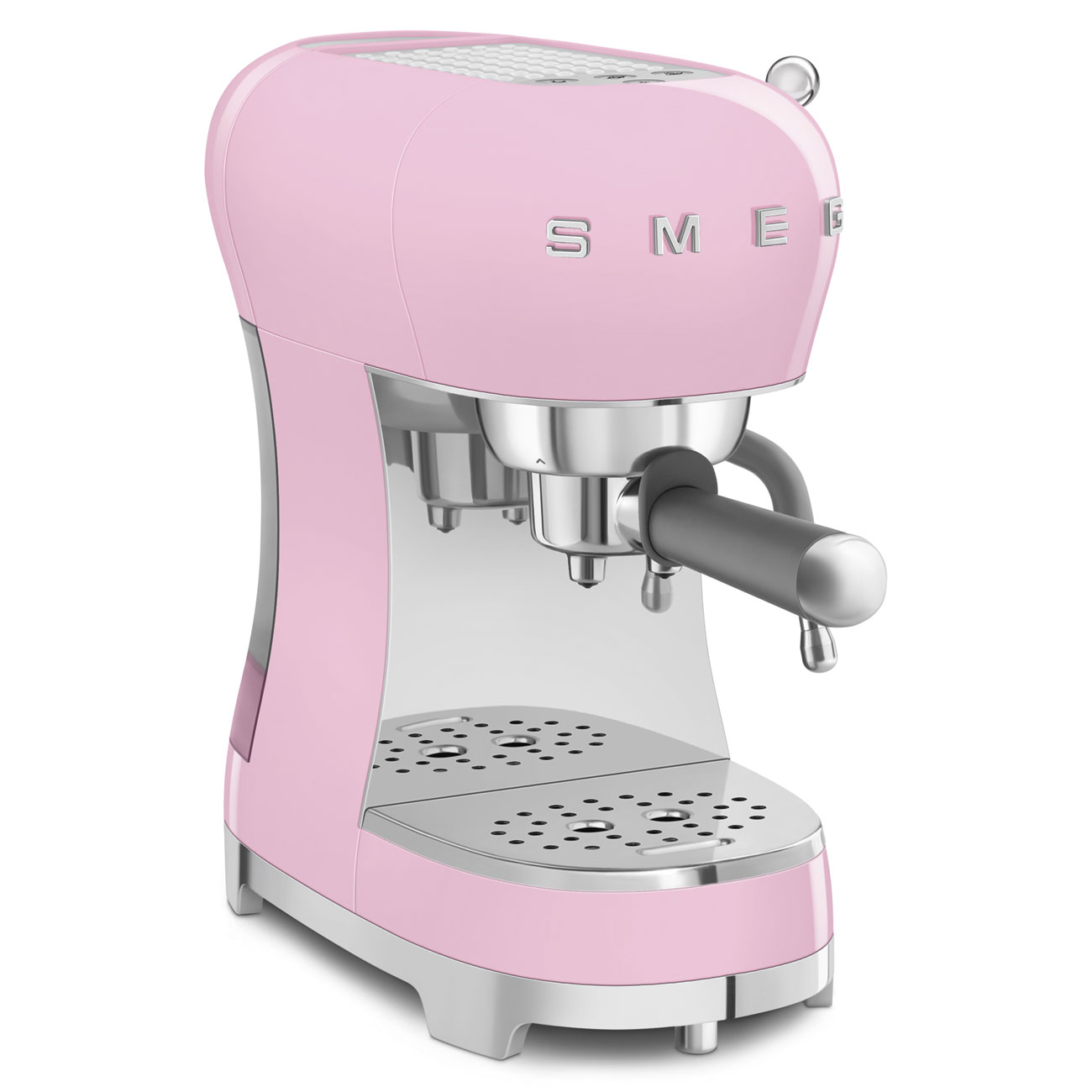 Smeg Pink Espresso Manual Coffee Machine with Steam Wand_3
