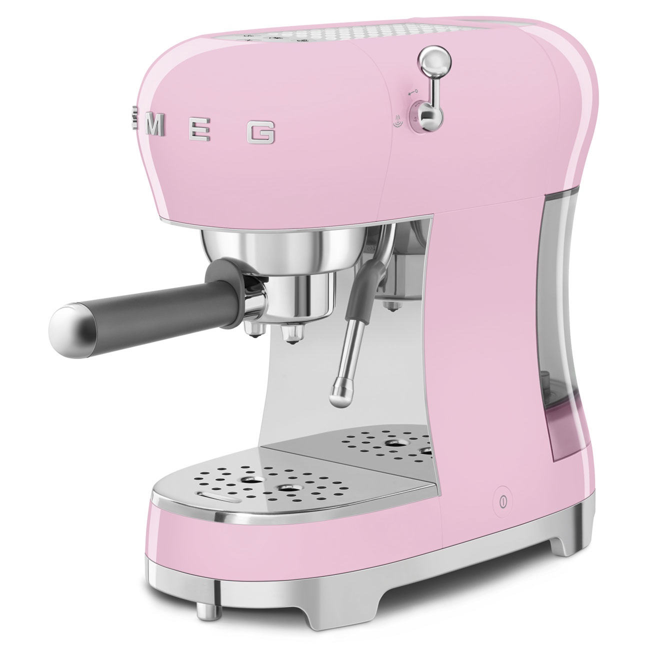 Smeg Pink Espresso Manual Coffee Machine with Steam Wand_4