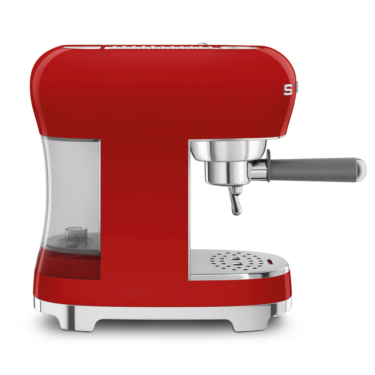 Smeg Rot Espressomaschine mit Siebträger_7