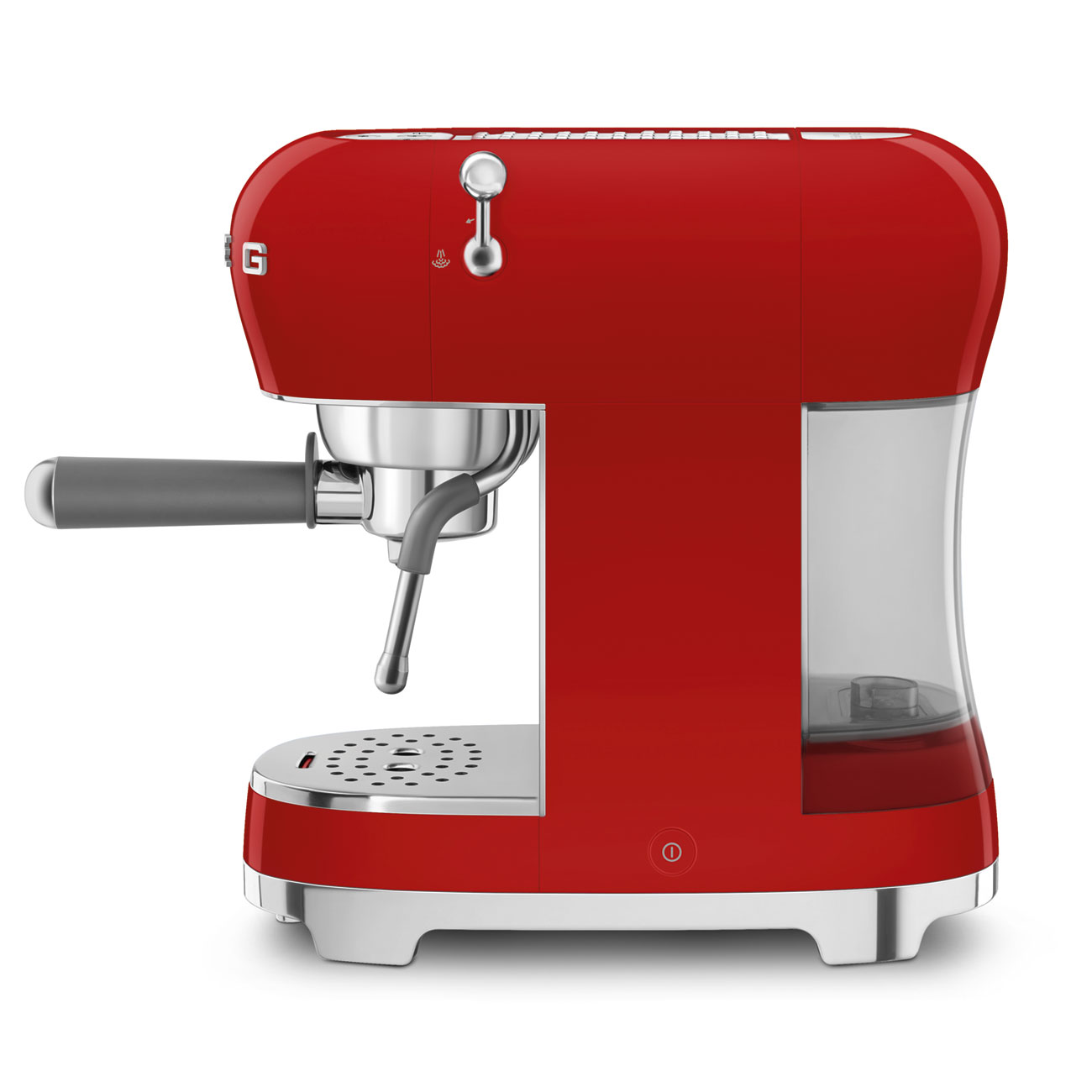 Smeg Red Espresso Manual Coffee Machine with Steam Wand_2