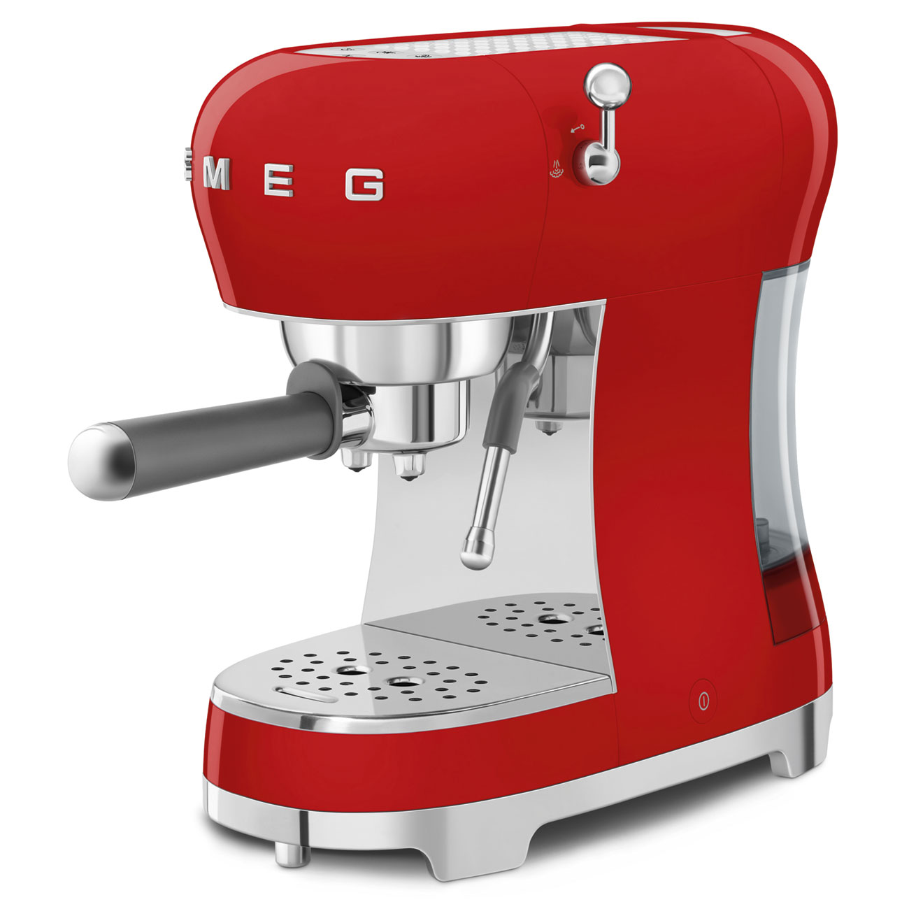 Smeg Red Espresso Manual Coffee Machine with Steam Wand_4