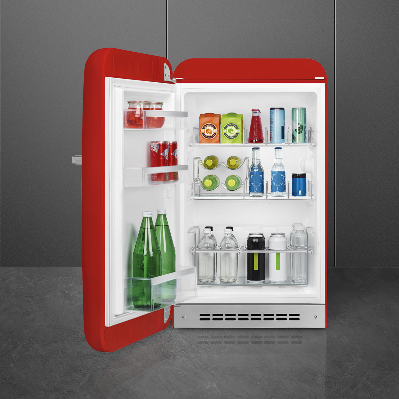 Rot Retro-Kühlschränke von Smeg_6