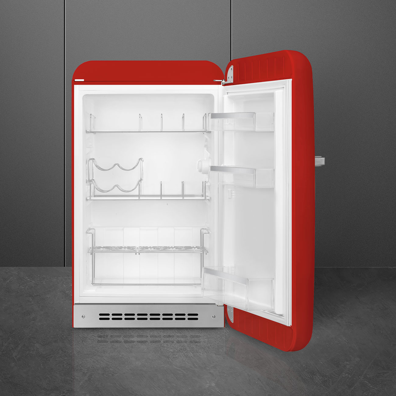 Smeg | Frittstående Kjøleskap Rød - FAB10HRRD5_2